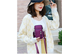 Women's Mini Crossbody Messenger Bags Nylon Arm Band Sling Packs