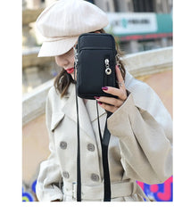 Women's Mini Crossbody Messenger Bags Nylon Arm Band Sling Packs