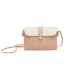 Women PU Leather Shoulder Bags Girls Brief Flap Casual Messenger Bags