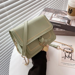 Women's Pu Leather Shoulder Bags Flap Ladies Casual Messenger Bags