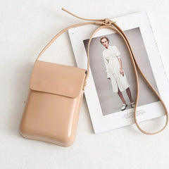 Arrive Mini Shoulder Bag Pu Leather Messenger Girls Mobile Phone Brief Crossbody