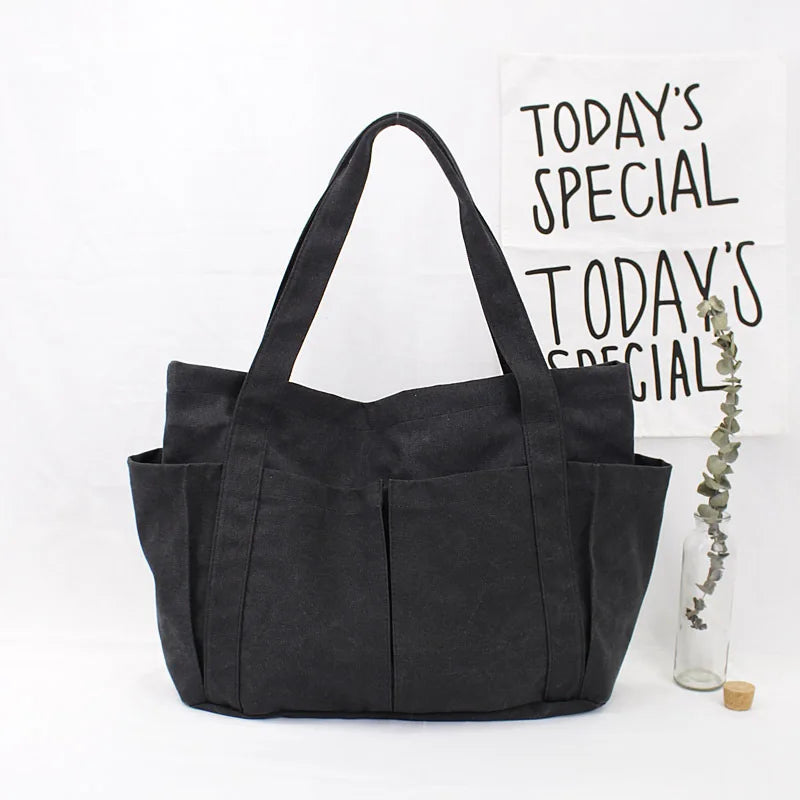 Canvas Messenger Bag Crossbody Shoulder Handbag Tote