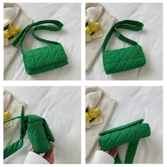 Plaid Shoulder Bag Women Handbags Crossbody Bags