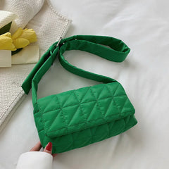Plaid Shoulder Bag Women Handbags Crossbody Bags