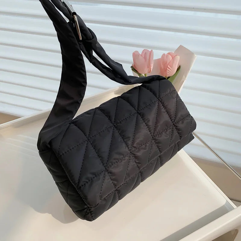 Plaid Shoulder Bag Women Handbags Crossbody Bags