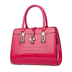 Crocodile Pattern Shoulder Messenger Bag