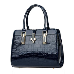 Crocodile Pattern Shoulder Messenger Bag