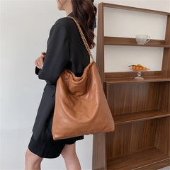 Autumn Women's Quilted Leather Shoulder Bag