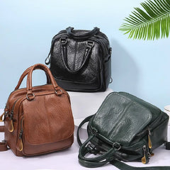 Female School Bag with Bear Pendant for Teenage Girls