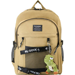 Canvas Laptop Backpack Large Schoolbag Unisex College Backp