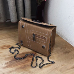Single Shoulder Small Square Bag Chain Women Bag