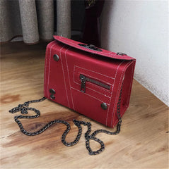 Single Shoulder Small Square Bag Chain Women Bag
