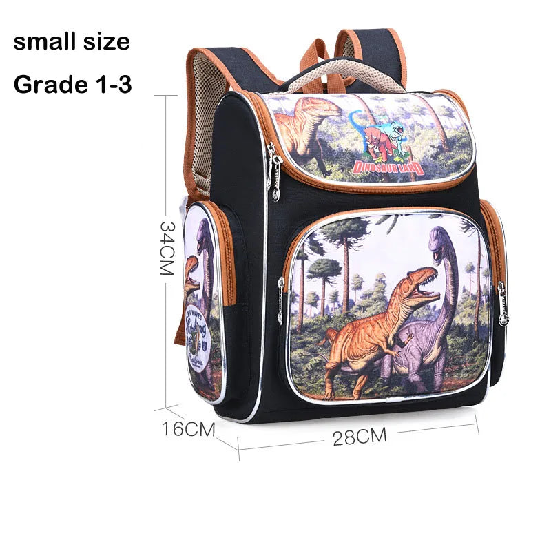 3D Dinosaur School Backpack for Boys Kids