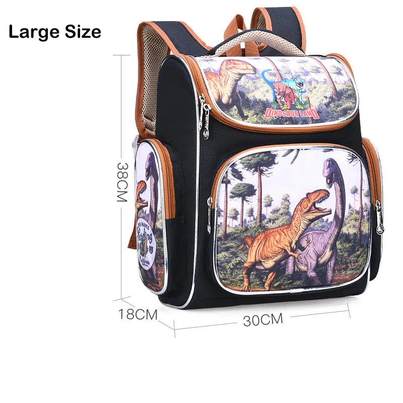 3D Dinosaur School Backpack for Boys Kids