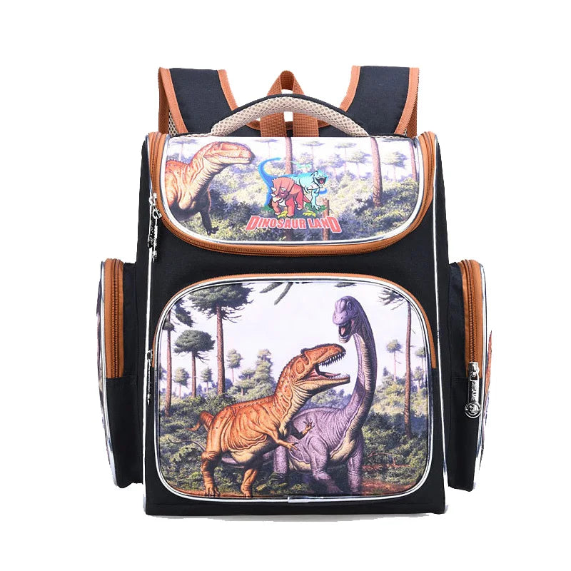 3D Dinosaur School Backpack for Boys Kids