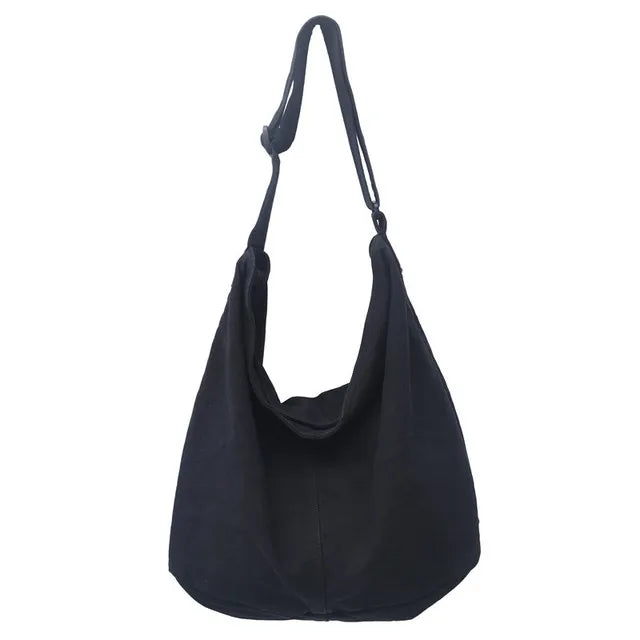 Canvas Shoulder Bag Large Capacity Handbags Female Casual Travel Bags
