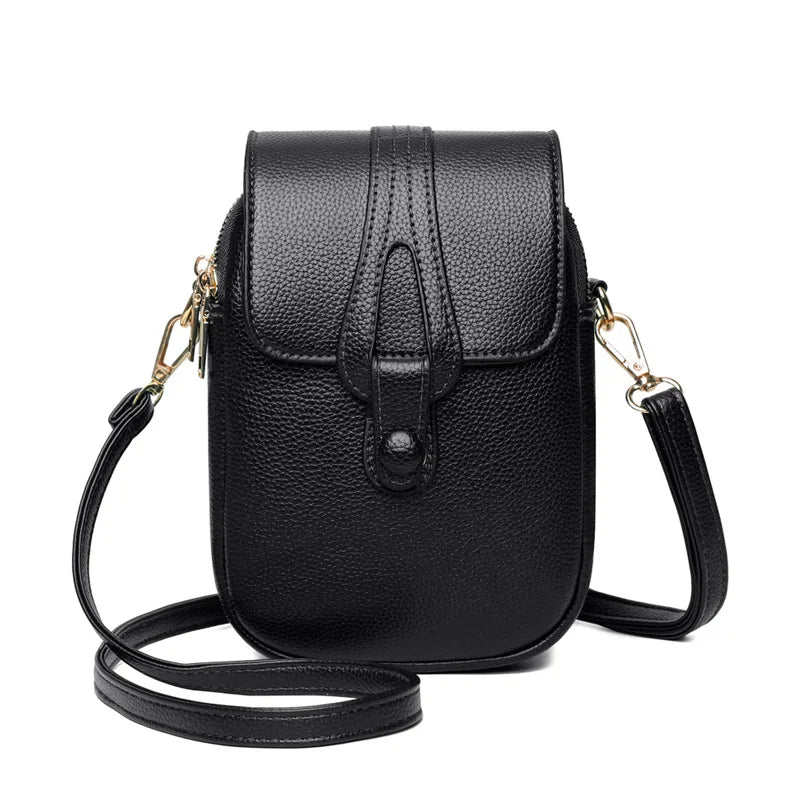Small Solid High Ladies Phone Handbag