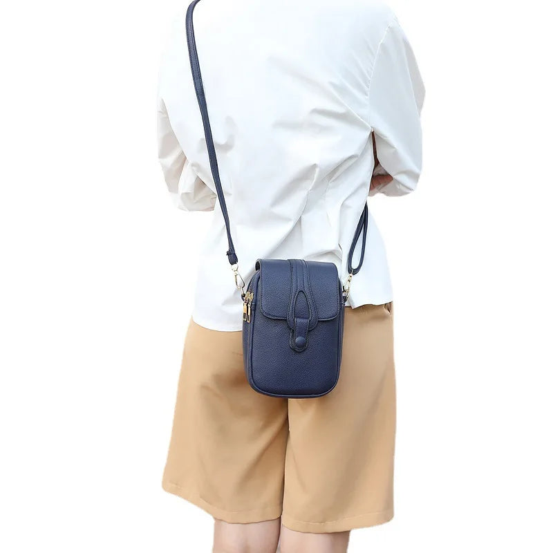 Small Solid High Ladies Phone Handbag