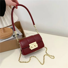 Small Flap Women's Crossbody Bag Pu Leather Casual Ladies Handbags