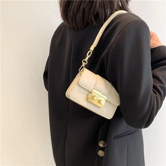 Small Flap Women's Crossbody Bag Pu Leather Casual Ladies Handbags
