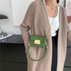Small Flap Women's Crossbody Bag Pu Leather Casual Ladies Handbags