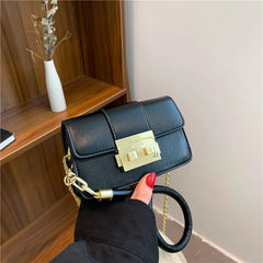 Small Flap Women's Crossbody Bag Pu Leather Casual Ladies Handbags