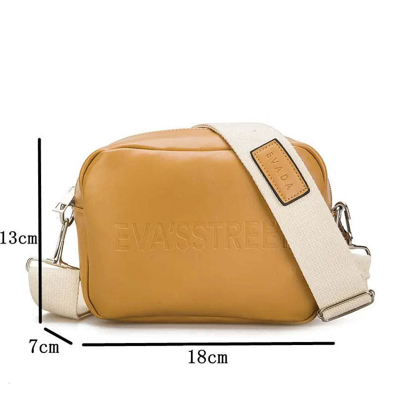 Leather Women Bag Ladies Shoulder Messenger Bags Handbag Letter Flap