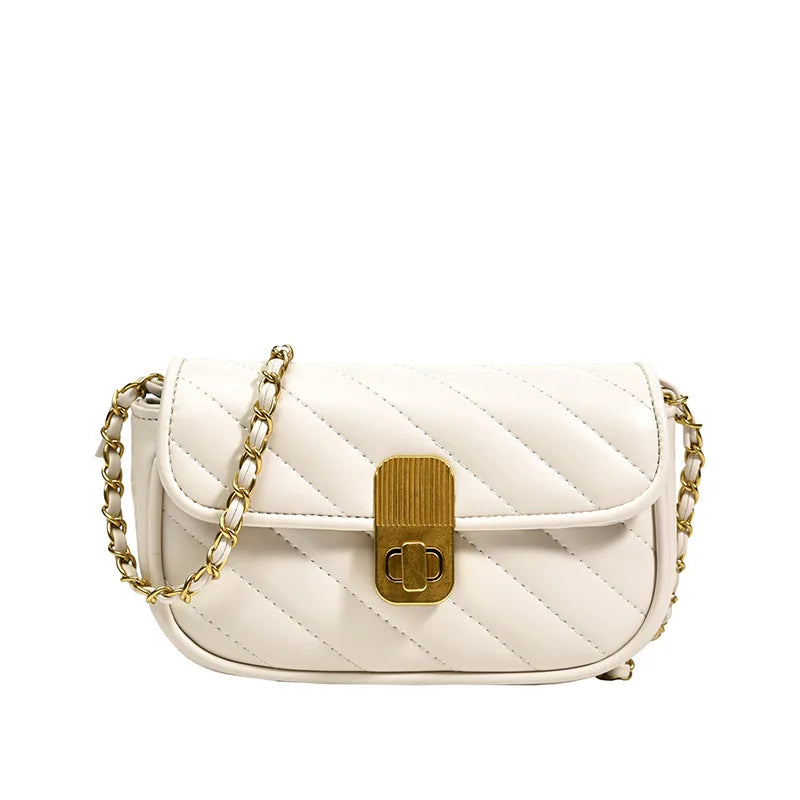 Green Crossbody Bag Small Flap Pu Leather Handbag