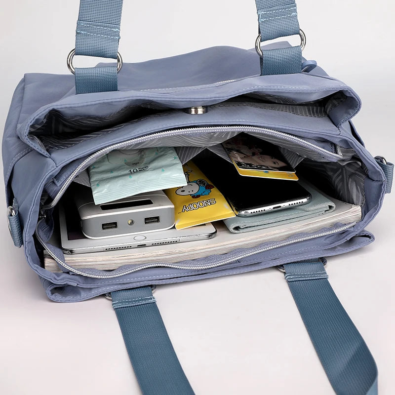High Female Top-Handle Handbag Nylon CrossBody Bag Ladies Messenger Bag
