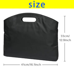 Briefcase Office Document Material Storage Bag Text Printed Business Laptop