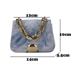 British Small Square Women's Handbag