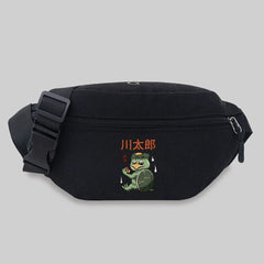 Unisex Messenger Chest Bags Student Waist Bag Monster Series Fanny Pack