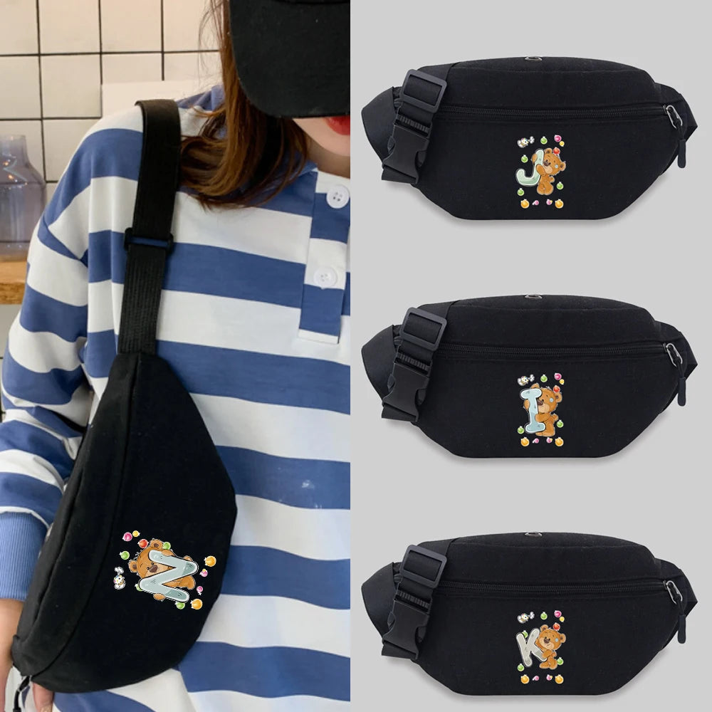 Unisex Bum Bag Messenger Chest Student Waist Convenient Leisure Fanny Pack