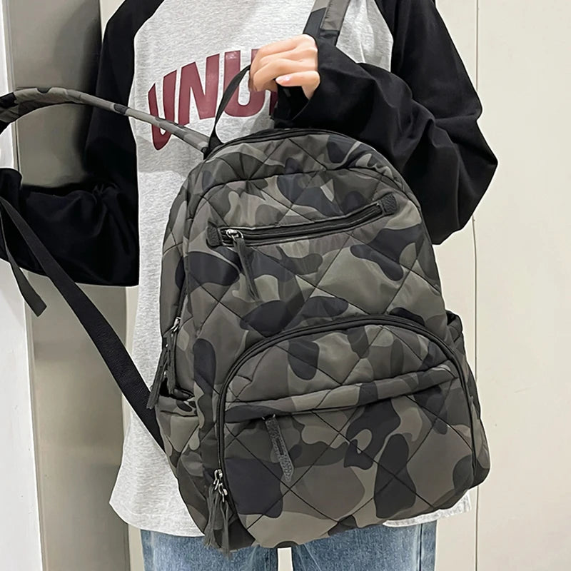 Camouflage Backpack Waterproof Travel Backpack Large Capacity