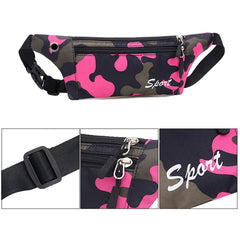 Dark Grain Camo Bum Bag - Unisex Fanny Pack