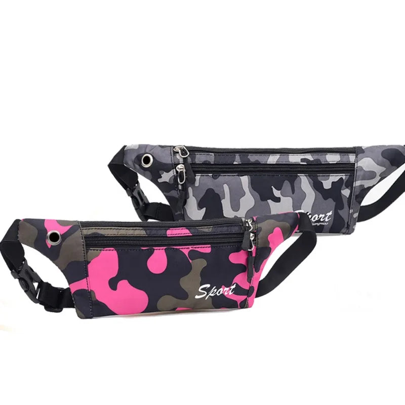 Dark Grain Camo Bum Bag - Unisex Fanny Pack