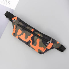 Dark Grain Bum Bag Canvas Unisex Fanny Pack Waist Hip Belt Bag