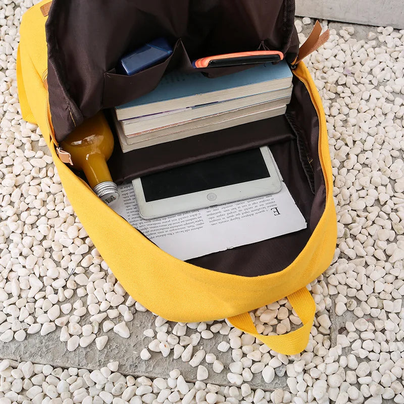 Canvas Casual Women Outdoor Shoulder Bag Backpack