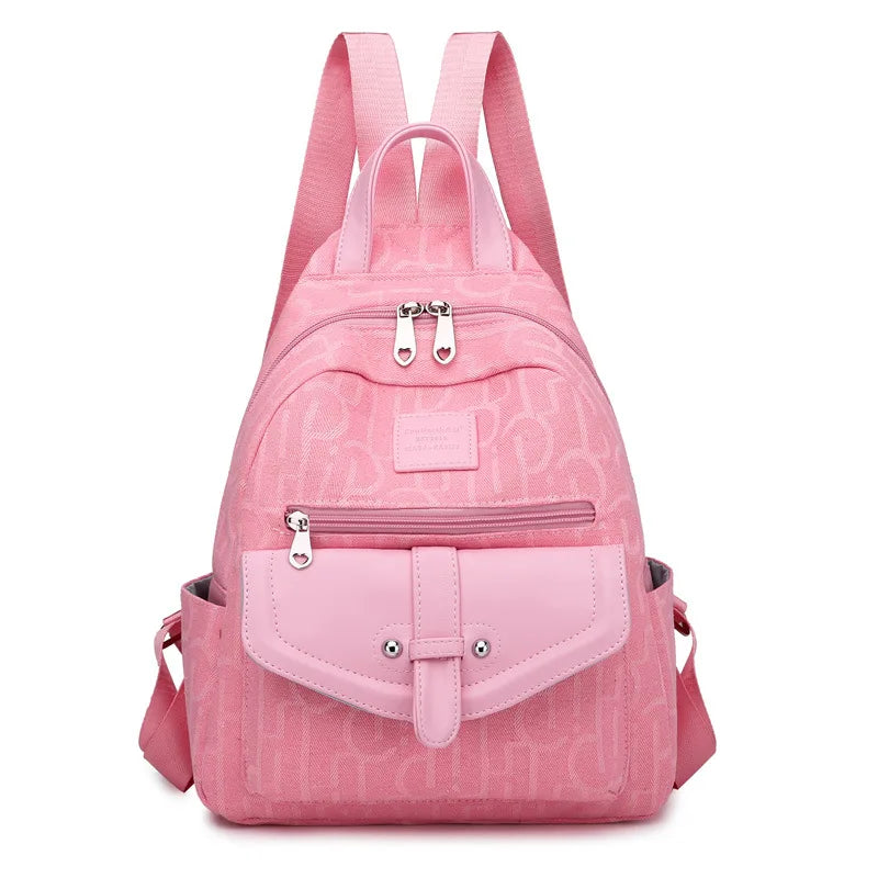 Canvas School Backpack for Teenage Girls