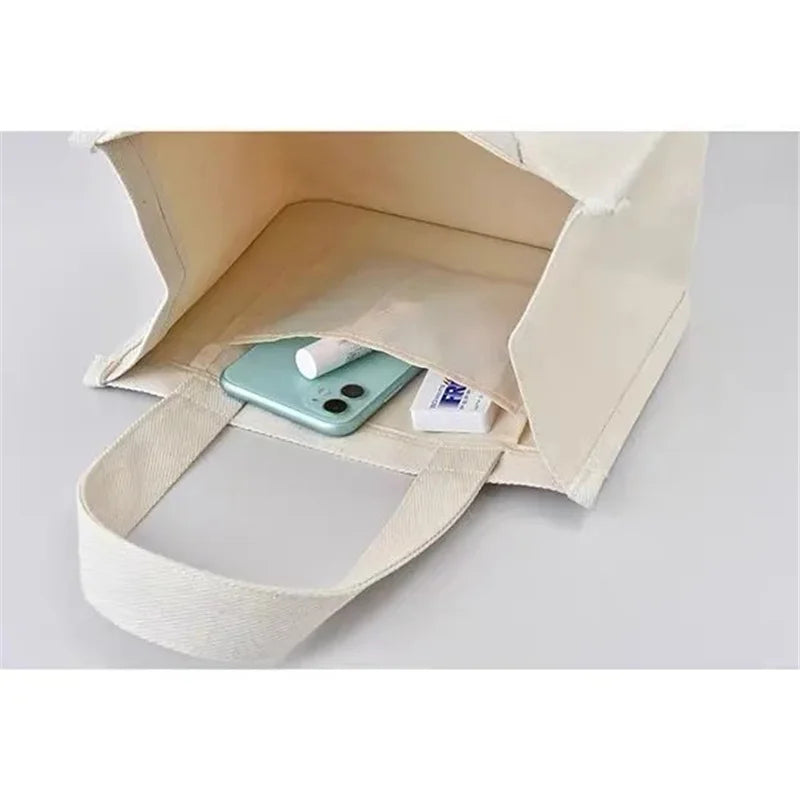 Canvas Lunch Bag Lunch Box Picnic Dinner Container Reusable Food Storage Bags