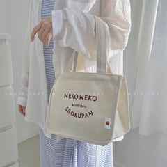 Canvas Lunch Bag Lunch Box Picnic Dinner Container Reusable Food Storage Bags