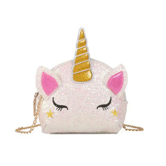 Sequin Unicorn Coin Purse Girls Shoulder Bag Out Travel Bag