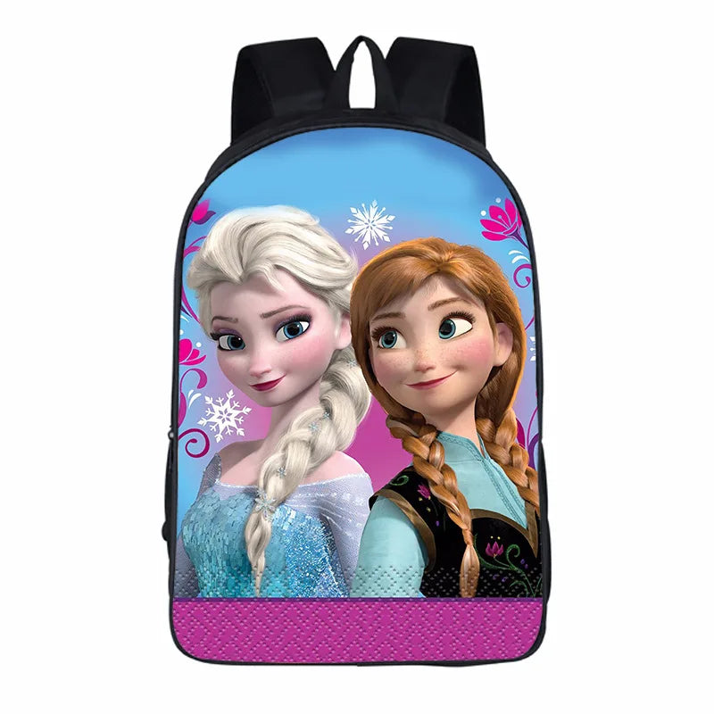 Snow Queen Kids Schoolbag Baby Girls Kindergarten backpacks
