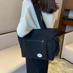 Casual Canvas Tote Bag Large Capacity Shoulder Bag