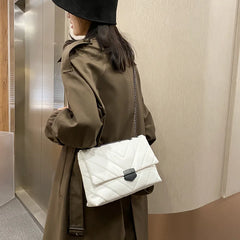 Casual Crossbody Bag Women's Shoulder Handbag PU Leather Messenger