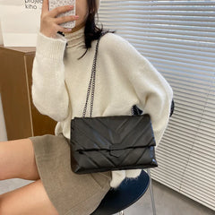 Casual Crossbody Bag Women's Shoulder Handbag PU Leather Messenger