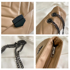 Casual Crossbody Bags Women Shoulder Handbags PU Leather Messenger