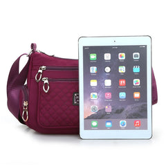 Nylon Waterproof Crossbody Bag Women Messenger Bag Casual Shoulder Bag
