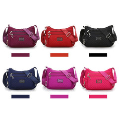 Nylon Waterproof Crossbody Bag Women Messenger Bag Casual Shoulder Bag