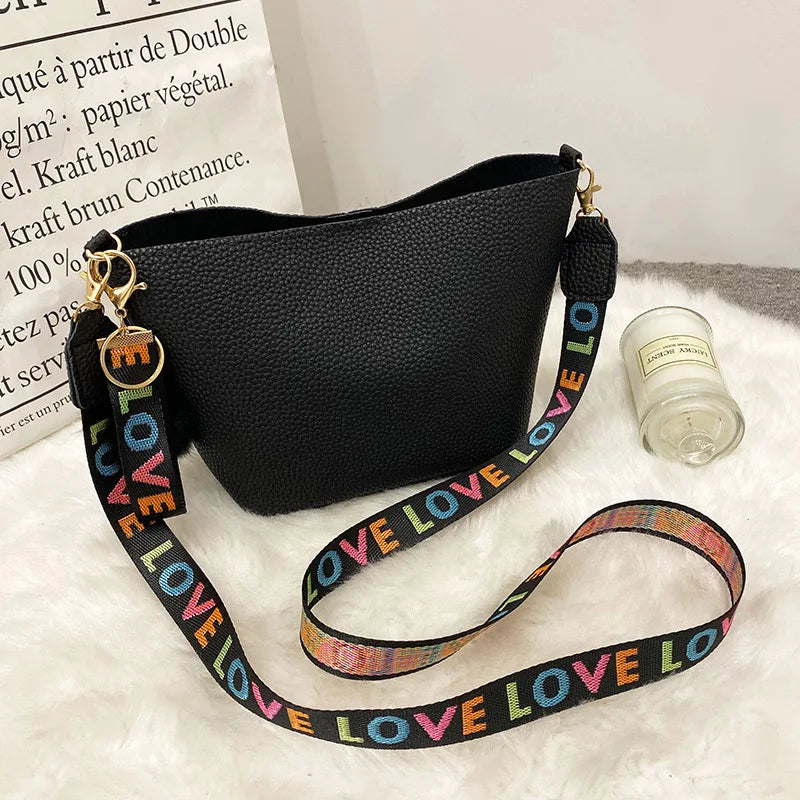 Lychee Pattern Crossbody Bag Shoulder Bag Ladies Handbag